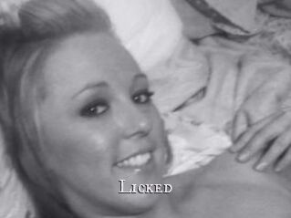 Licked