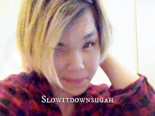 Slowitdownsugah